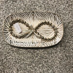 J.Crew Factory Pave Bracelet Set